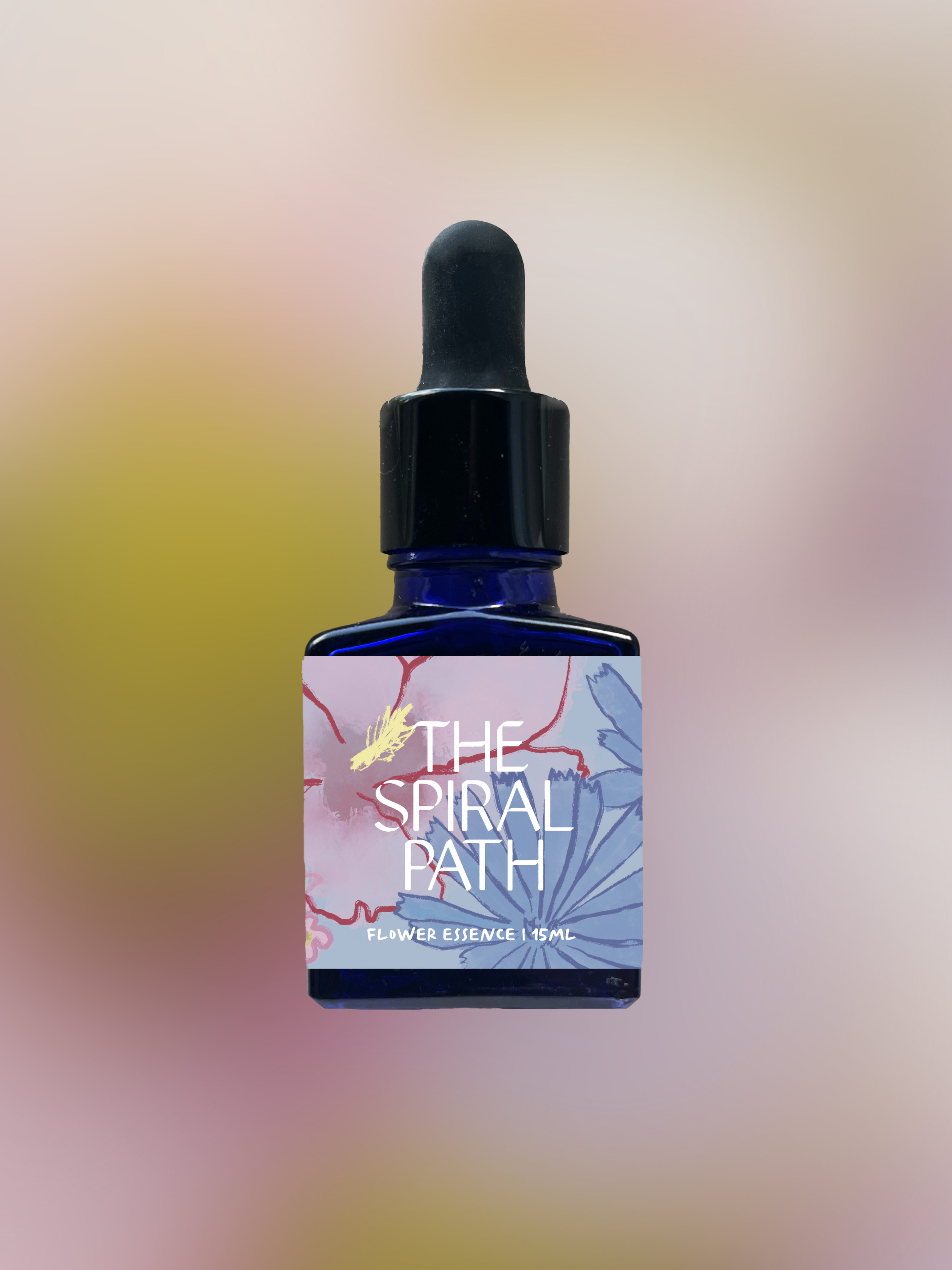 Small batch organic flower essence - feminine healing, 15mL, blue glass bottle with dropper. This essence supports emotional healing and is a sensitive medicine for sensitive people. Helebore flower essence is a plant ally for shadow work, revealing where healing is needed, and for stepping into your highest potential