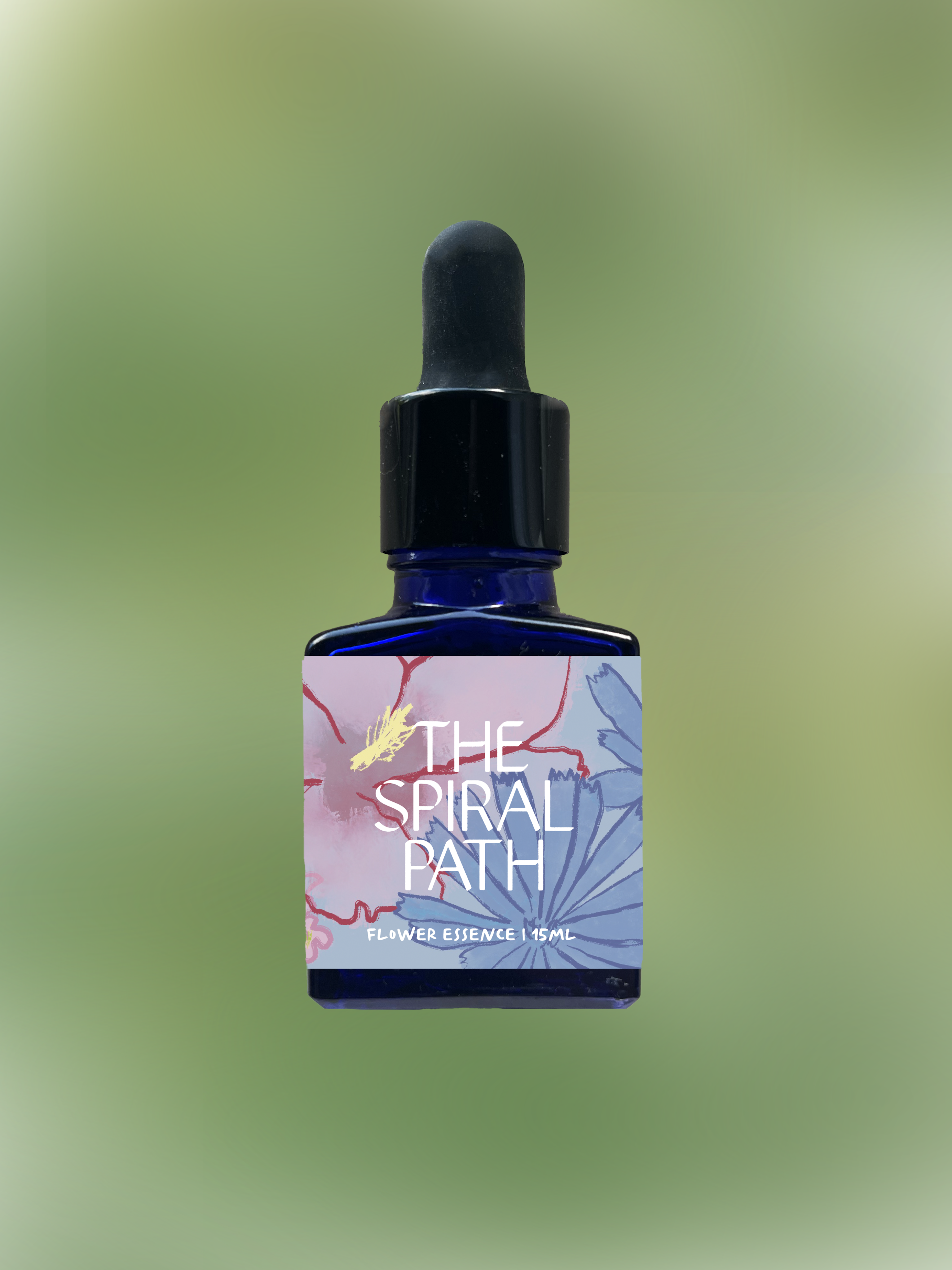 Small batch organic flower essence - feminine healing, 15mL, blue glass bottle with dropper. This essence supports emotional healing and is a sensitive medicine for sensitive people. Juniper flower essence for reclaiming lost parts of yourself, a great plant ally for children with nightmares