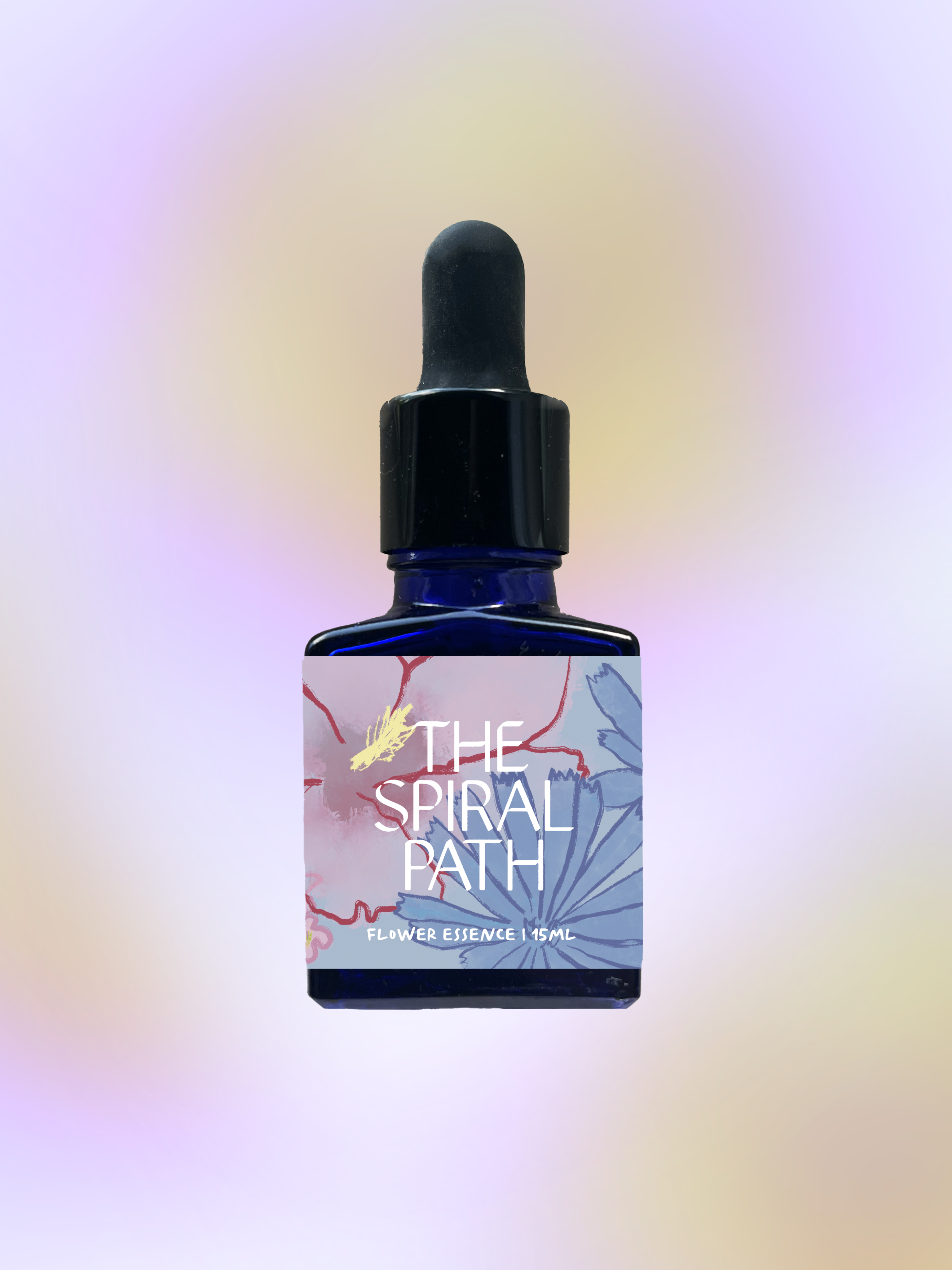 Small batch organic flower essence - feminine healing, 15mL, blue glass bottle with dropper. This essence supports emotional healing and is a sensitive medicine for sensitive people. Mariposa Lily is a flower essence with divine mother energy, when you need the freedom of self-acceptance