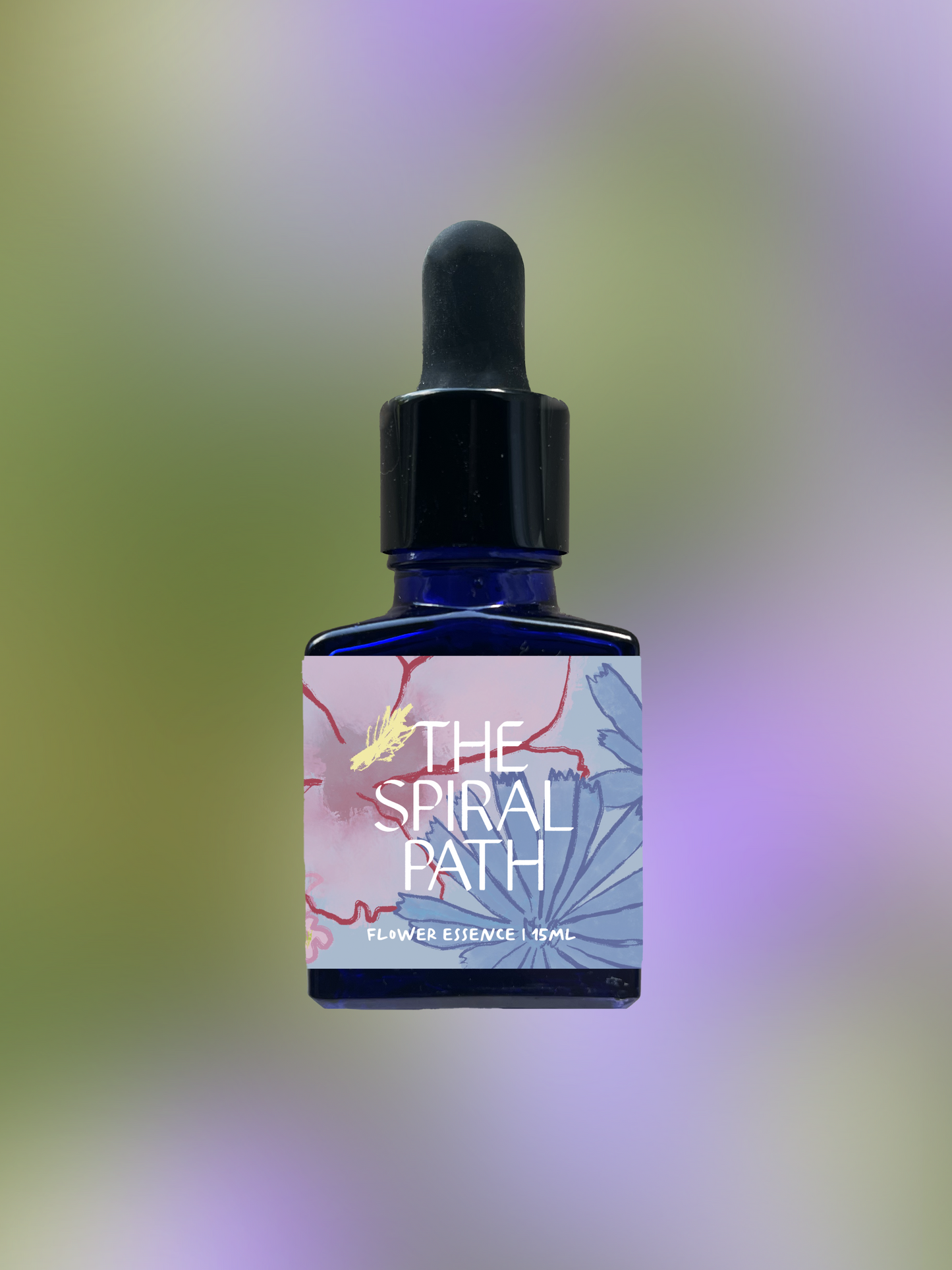 Small batch organic flower essence - feminine healing, 15mL, blue glass bottle with dropper. This essence supports emotional healing and is a sensitive medicine for sensitive people. Rosemary flower essence brings us into the energy of the ancient grandmother. It offers us an energetic resting place where we can revitalize our life force. It purifies our fields, helping us to reconnect to what is nourishing and nurturing within us.