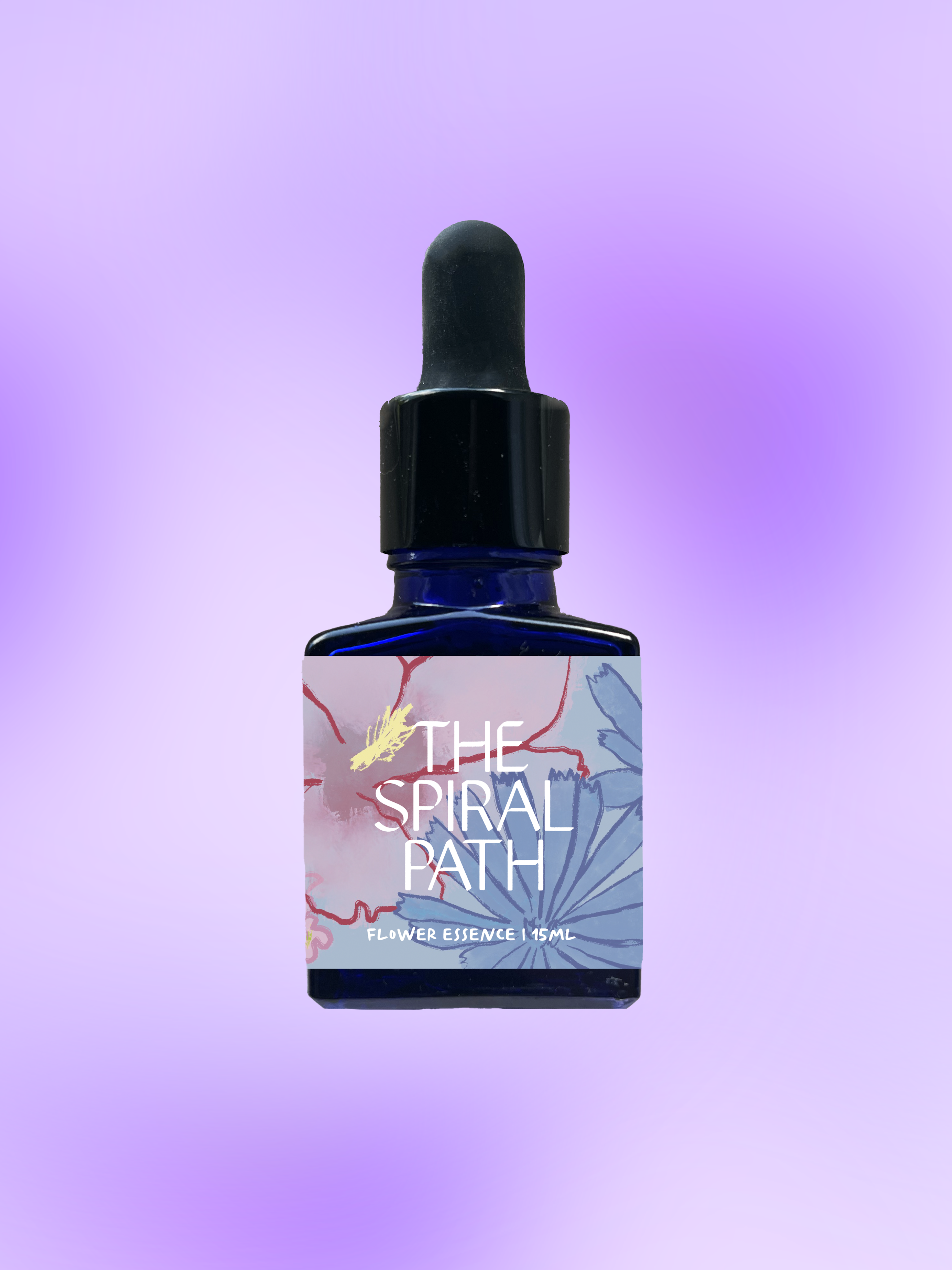 Small batch organic flower essence - feminine healing, 15mL, blue glass bottle with dropper. This essence supports emotional healing and is a sensitive medicine for sensitive people. Spiderwort flower essence helps us cultivate healthy discernment, so that we can differentiate being drawn to a situation by our wounding or being drawn by our internal compass.

